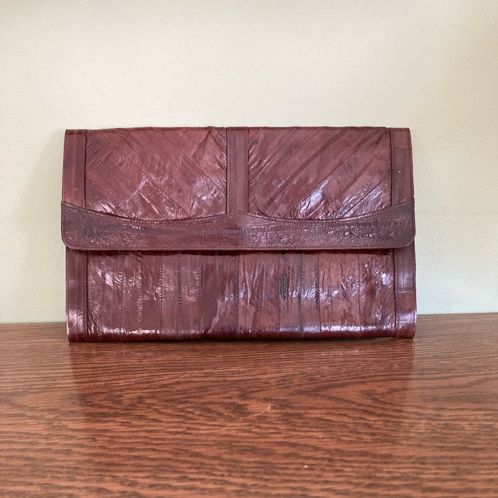 Vintage Lizard Skin Clutch 💼